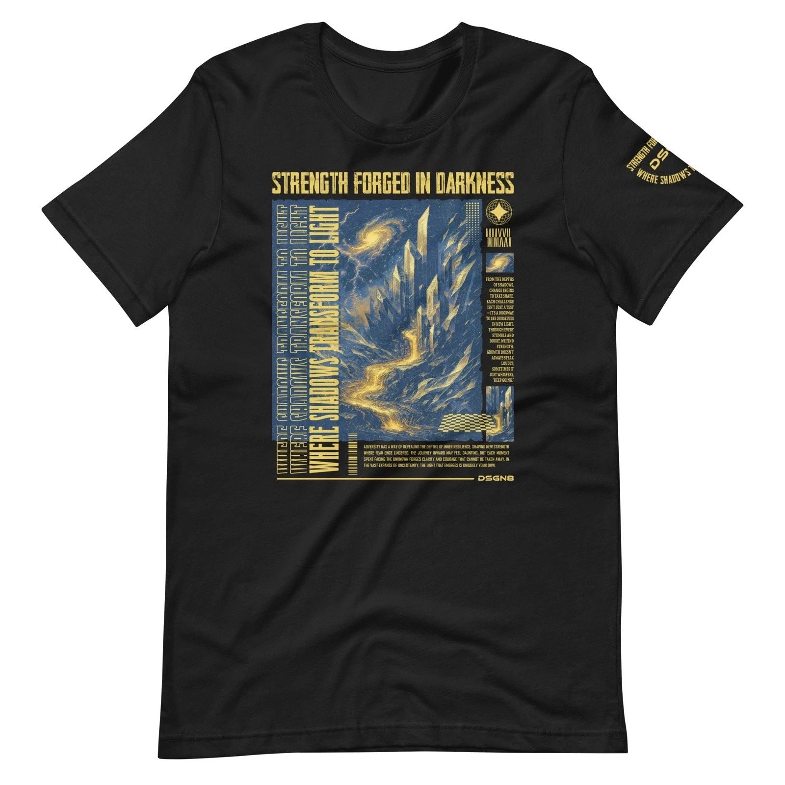 Strength Forged t-shirt Unisex T-shirt, Sweatshirt, Hoodie, Long Sleeve Tee - T-Shirt, Sweatshirt, Hoodie