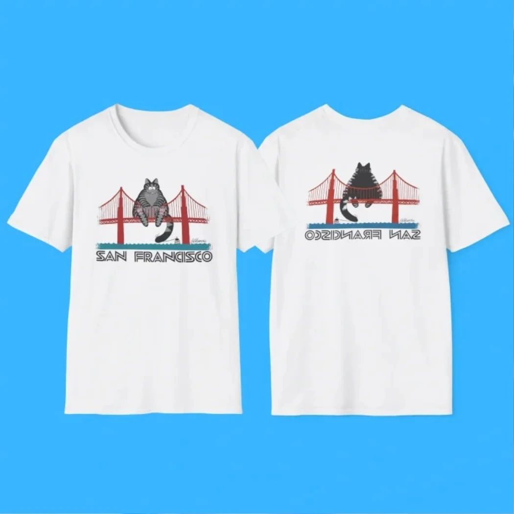 B Kliban Cat San Francisco Bridge Ryan Gosling Shirt Unisex T-shirt, Sweatshirt, Hoodie, Long Sleeve Tee - T-Shirt, Sweatshirt, Hoodie
