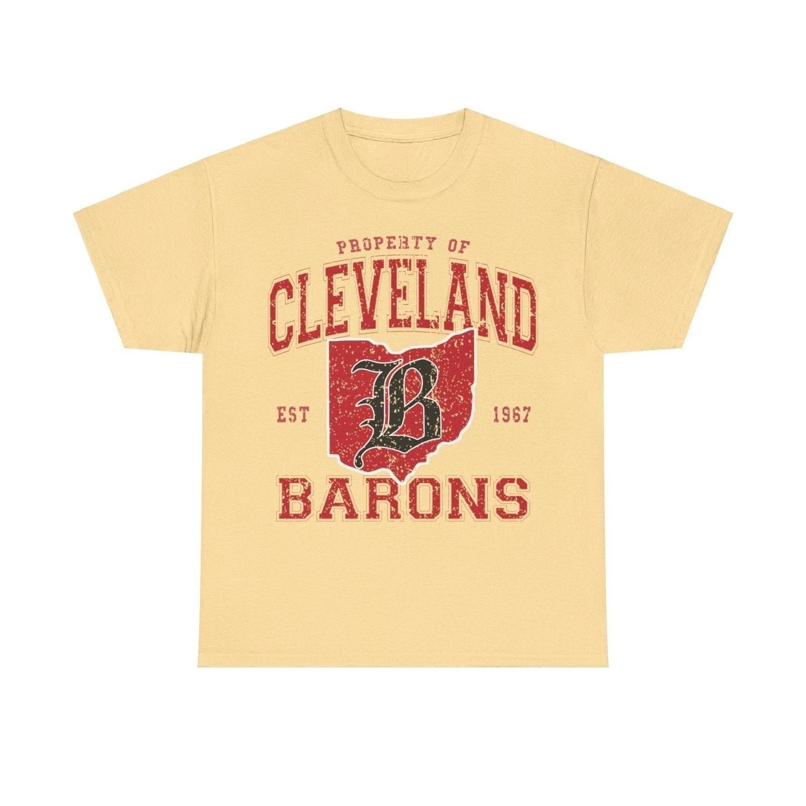Cleveland Barons Est 1967 Ohio Hockey Team T-shirt Unisex T-shirt, Sweatshirt, Hoodie, Long Sleeve Tee - T-Shirt, Sweatshirt, Hoodie