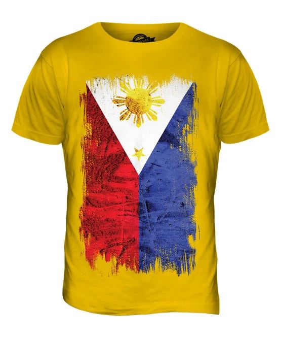 PHILIPPINES GRUNGE FLAG MENS T SHIRT TEE SHIRT XS S M L XL 2XL 3XL 4XL 5XL Unisex T-shirt, Sweatshirt, Hoodie, Long Sleeve Tee - T-Shirt, Sweatshirt, Hoodie