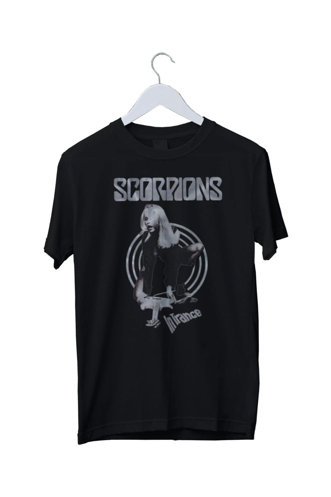 Scorpions - In Trance Graphic Print Unisex T-Shirt Mens S M L XL 2 3 4 XL Unisex T-shirt, Sweatshirt, Hoodie, Long Sleeve Tee - T-Shirt, Sweatshirt, Hoodie