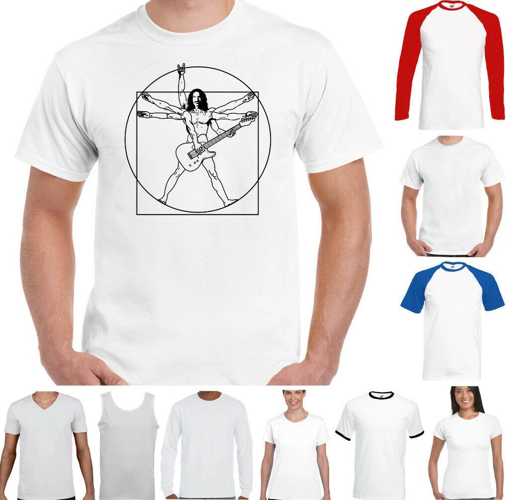 Frank Zappa T-Shirt Vitruvian Funny Guitar Rock Music Electric Band Top Unisex Unisex T-shirt, Sweatshirt, Hoodie, Long Sleeve Tee - T-Shirt, Sweatshirt, Hoodie