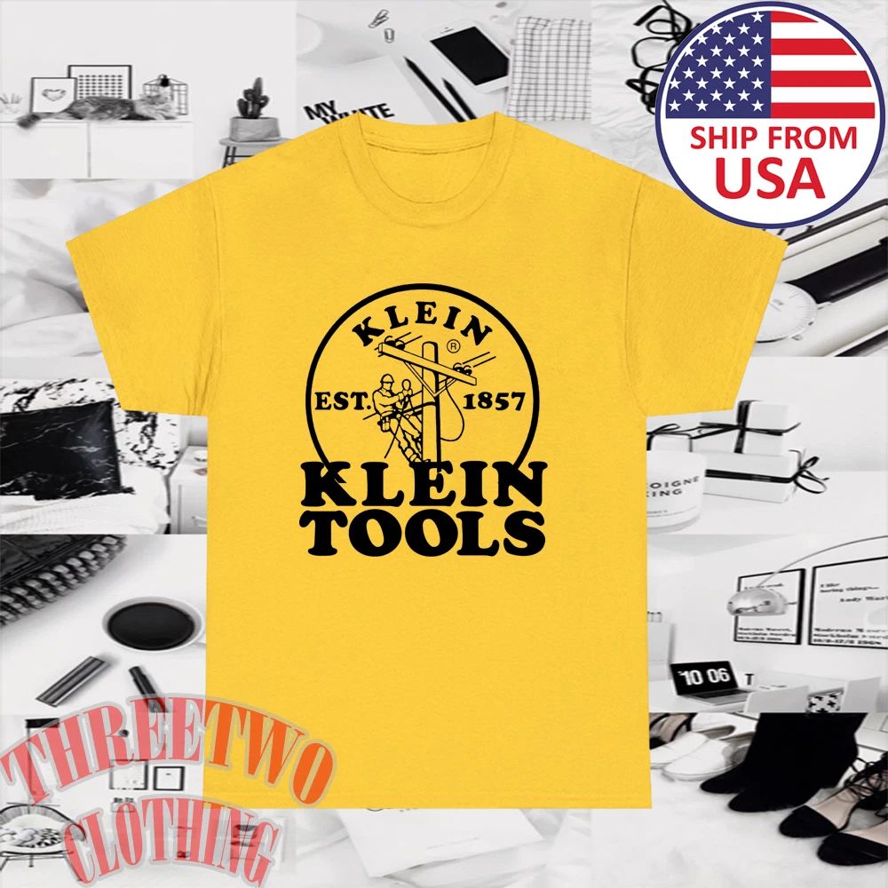 Klein Tools Est. 1857 Men's Daisy Yellow Size S to 5XL Unisex T-shirt, Sweatshirt, Hoodie, Long Sleeve Tee - T-Shirt, Sweatshirt, Hoodie