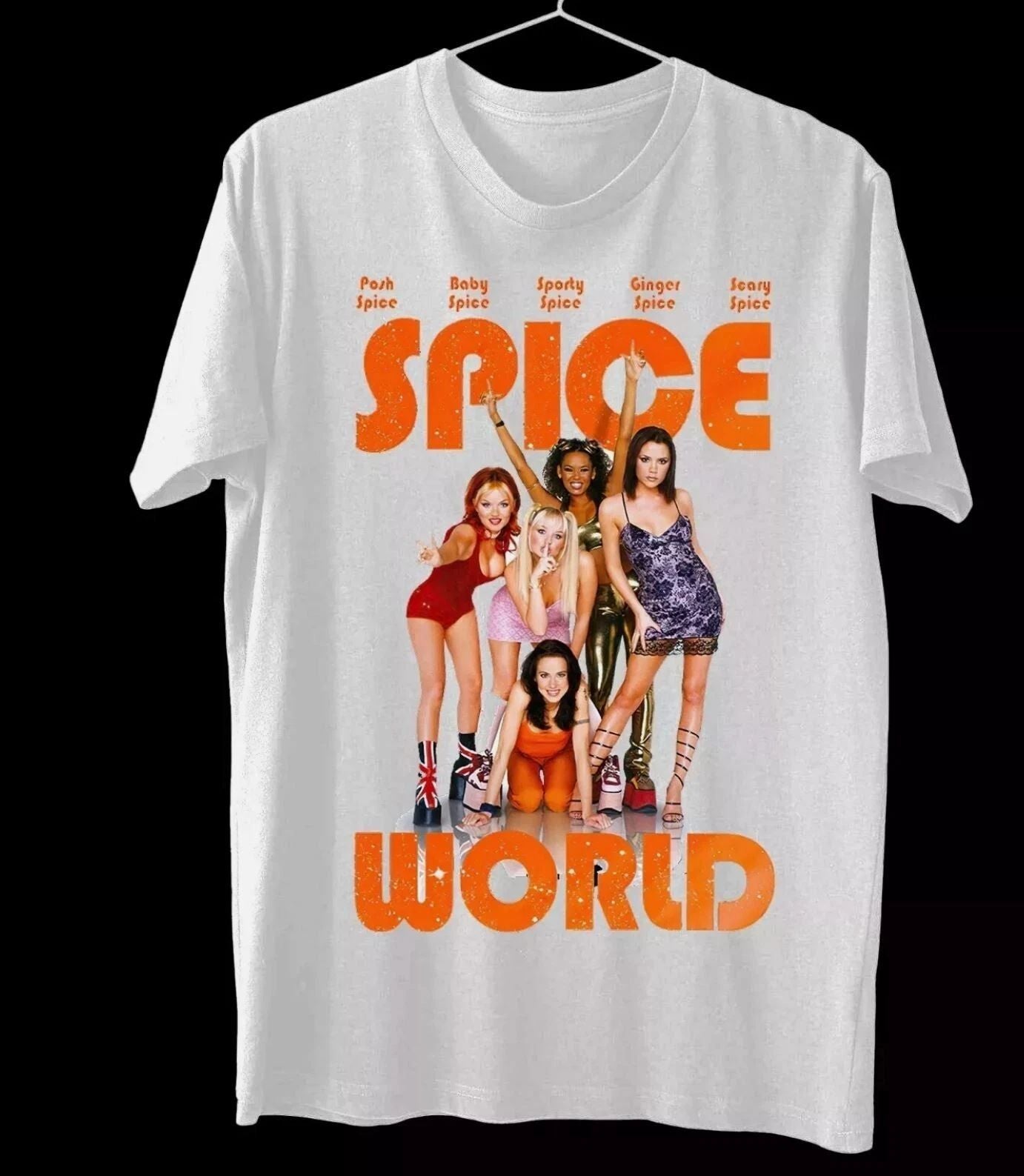Spice Girls World New Rare Unisex T-Shirt Unisex T-shirt, Sweatshirt, Hoodie, Long Sleeve Tee - T-Shirt, Sweatshirt, Hoodie