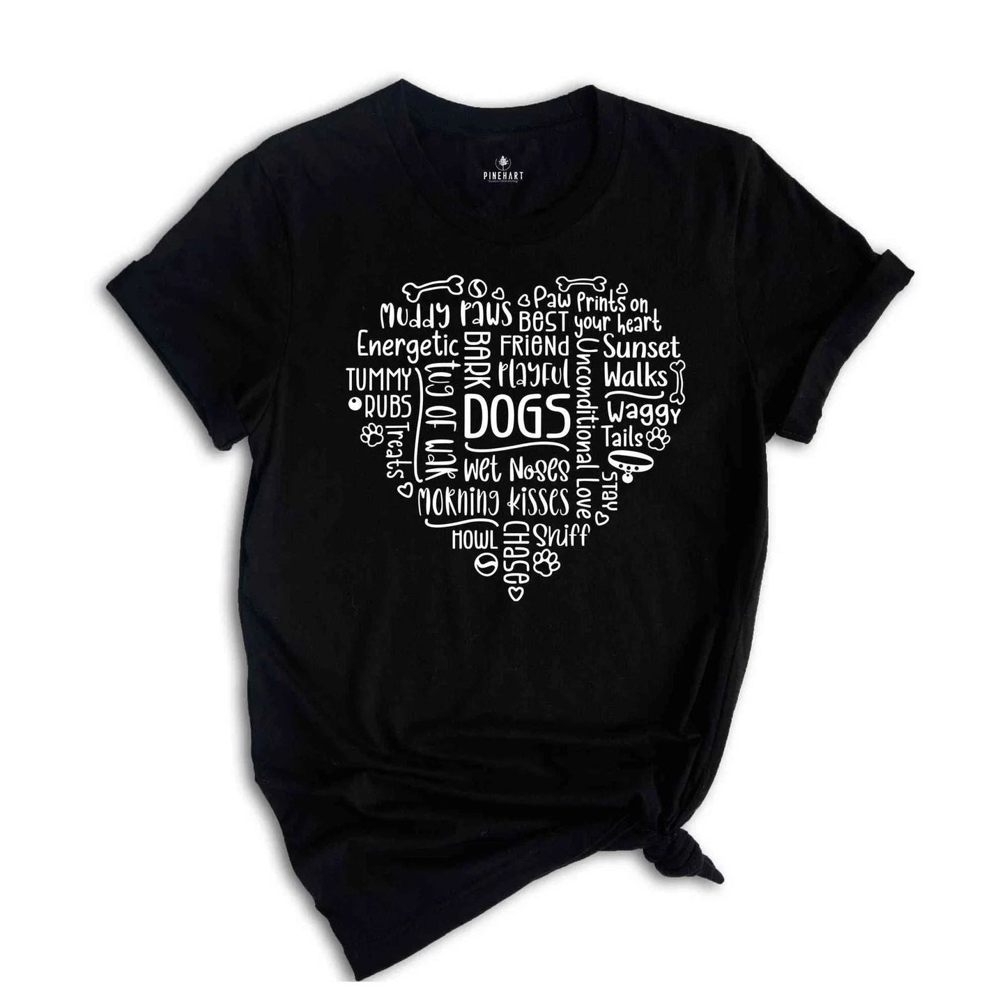 Dogs Shirt, Animal Shirt, Dog Lover Shirt, Heart Shirt, Trendy Mom shirt, Cute D Unisex T-shirt, Sweatshirt, Hoodie, Long Sleeve Tee - T-Shirt, Sweatshirt, Hoodie