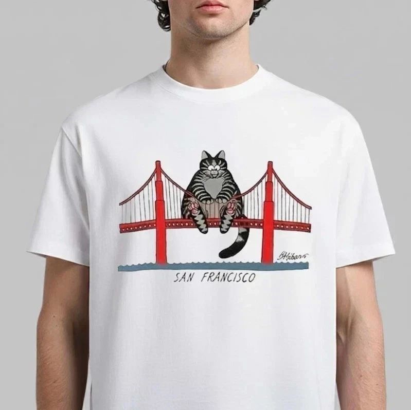 Project Hail Mary Shirt 2026 Golden Gate Cat Graphic Tee Unisex T-shirt, Sweatshirt, Hoodie, Long Sleeve Tee - T-Shirt, Sweatshirt, Hoodie