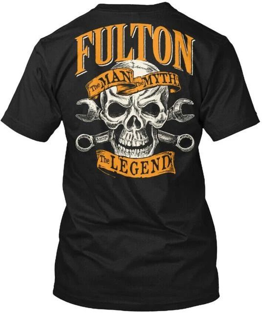 Fulton The Man Myth Legend T-Shirt Made in the USA Size S to 5XL Unisex T-shirt, Sweatshirt, Hoodie, Long Sleeve Tee - T-Shirt, Sweatshirt, Hoodie