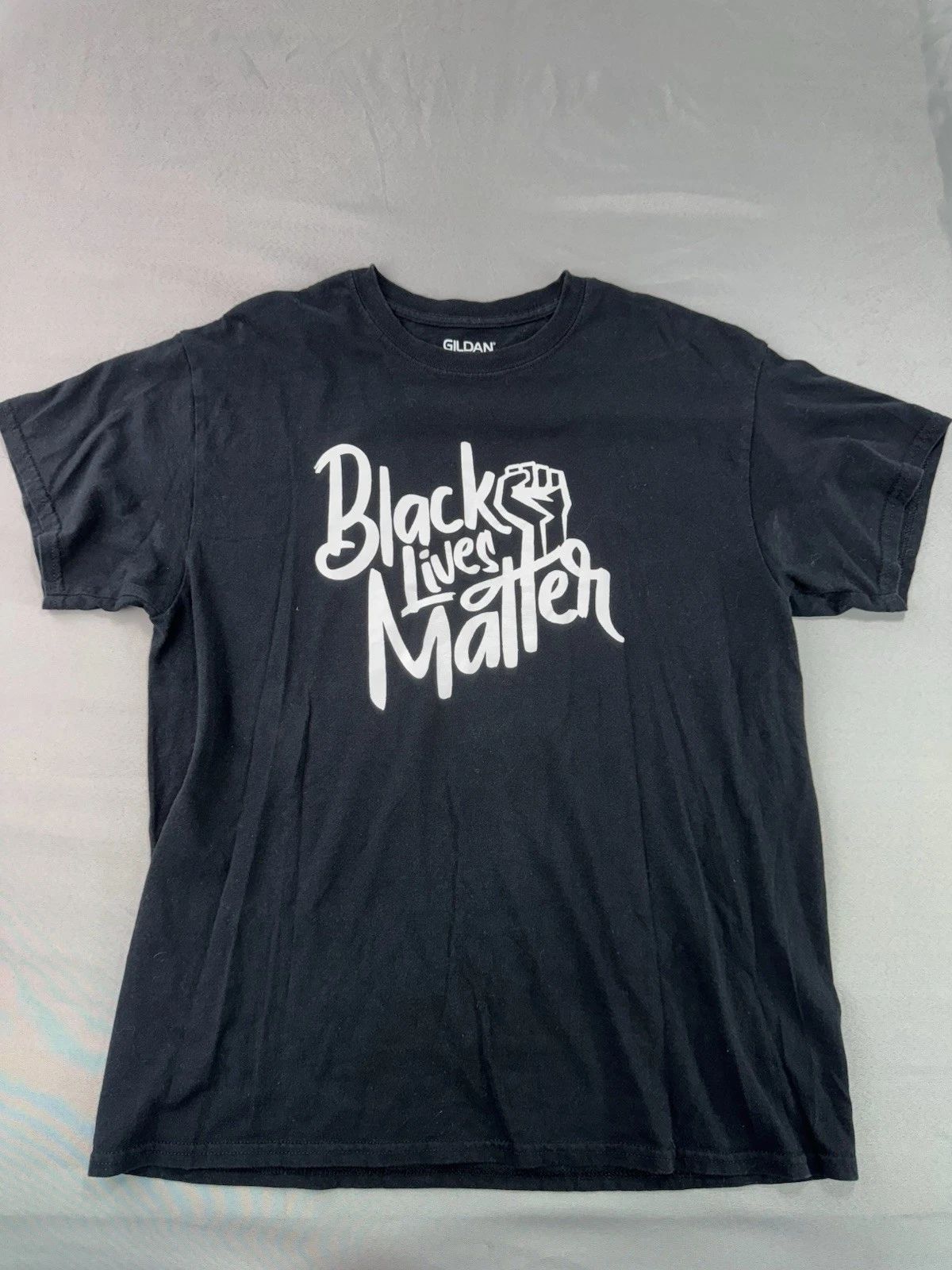 BLACK LIVES MATTER T-shirt Support Racial Equality Adult Size Large Black Unisex T-shirt, Sweatshirt, Hoodie, Long Sleeve Tee - T-Shirt, Sweatshirt, Hoodie
