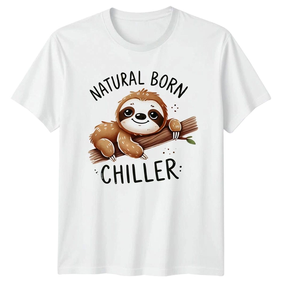 Natural Born Chiller T-Shirt Sloth Animals Birthday Gift For Him And Her Unisex T-shirt, Sweatshirt, Hoodie, Long Sleeve Tee - T-Shirt, Sweatshirt, Hoodie