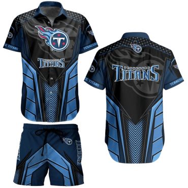 Tennessee Titans Geometric Power Hawaiian Shirt Unisex T-shirt, Sweatshirt, Hoodie, Long Sleeve Tee - T-Shirt, Sweatshirt, Hoodie