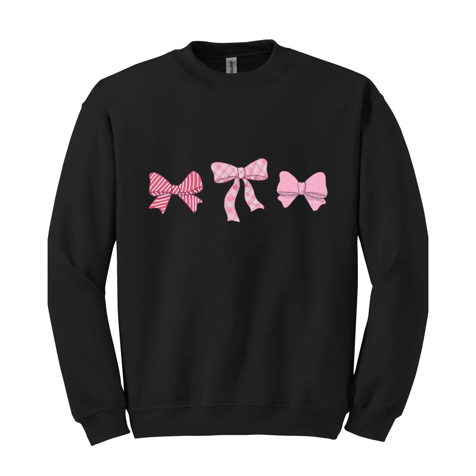 Cute Pink Ribbons Sweatshirt, Pink Bows Sweatshirt, Coquette Bows Core Sweatshir Unisex T-shirt, Sweatshirt, Hoodie, Long Sleeve Tee - T-Shirt, Sweatshirt, Hoodie