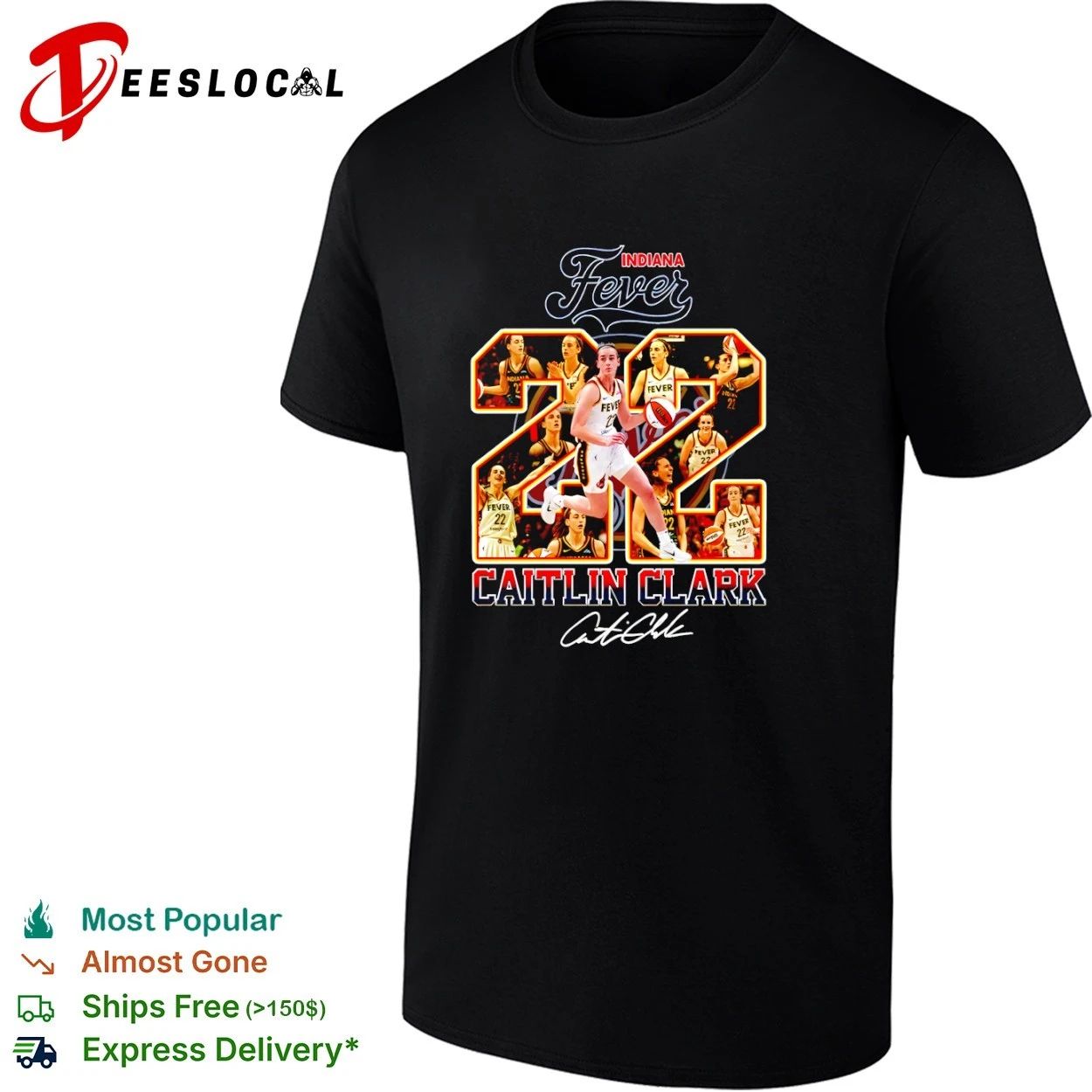 Caitlin Clark Indiana Fever 22 WNBA basketball T-shirt Unisex T-shirt, Sweatshirt, Hoodie, Long Sleeve Tee - T-Shirt, Sweatshirt, Hoodie