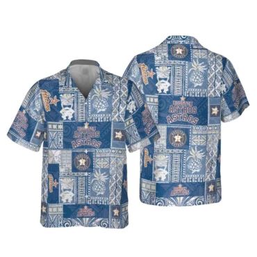 Houston Astros Patchwork Paradise Hawaiian Shirt Unisex T-shirt, Sweatshirt, Hoodie, Long Sleeve Tee - T-Shirt, Sweatshirt, Hoodie
