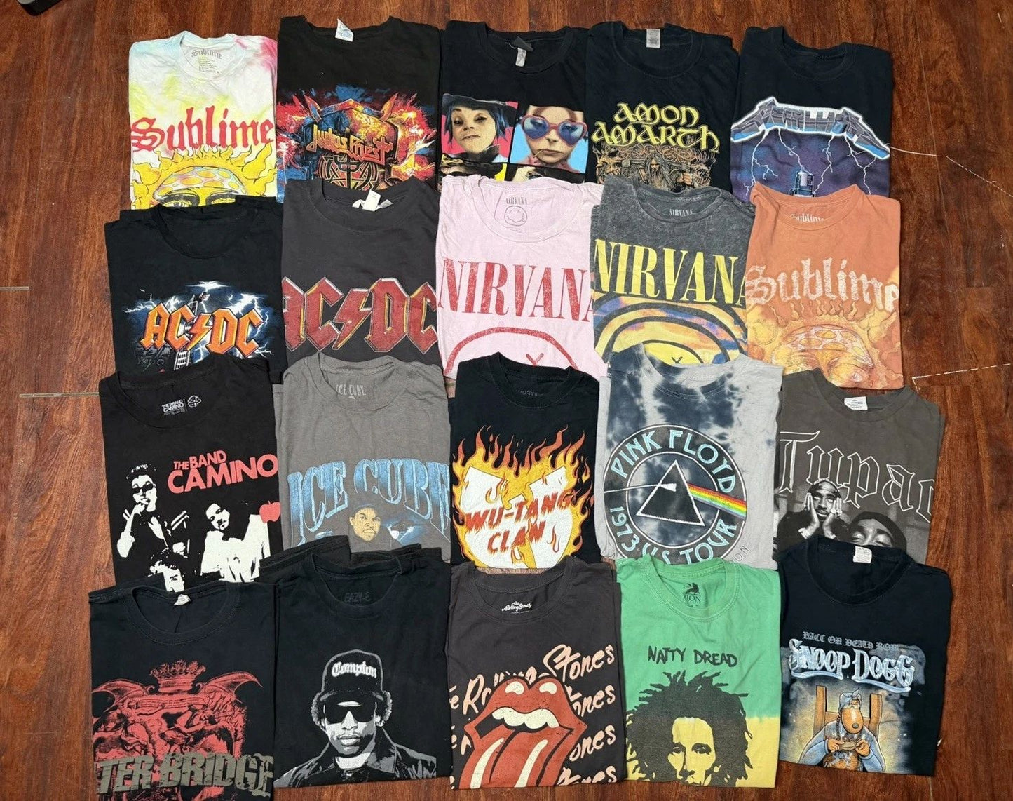 Lot of 20 Modern Band Tees Reseller Bundle Sz Mix Unisex T-shirt, Sweatshirt, Hoodie, Long Sleeve Tee - T-Shirt, Sweatshirt, Hoodie