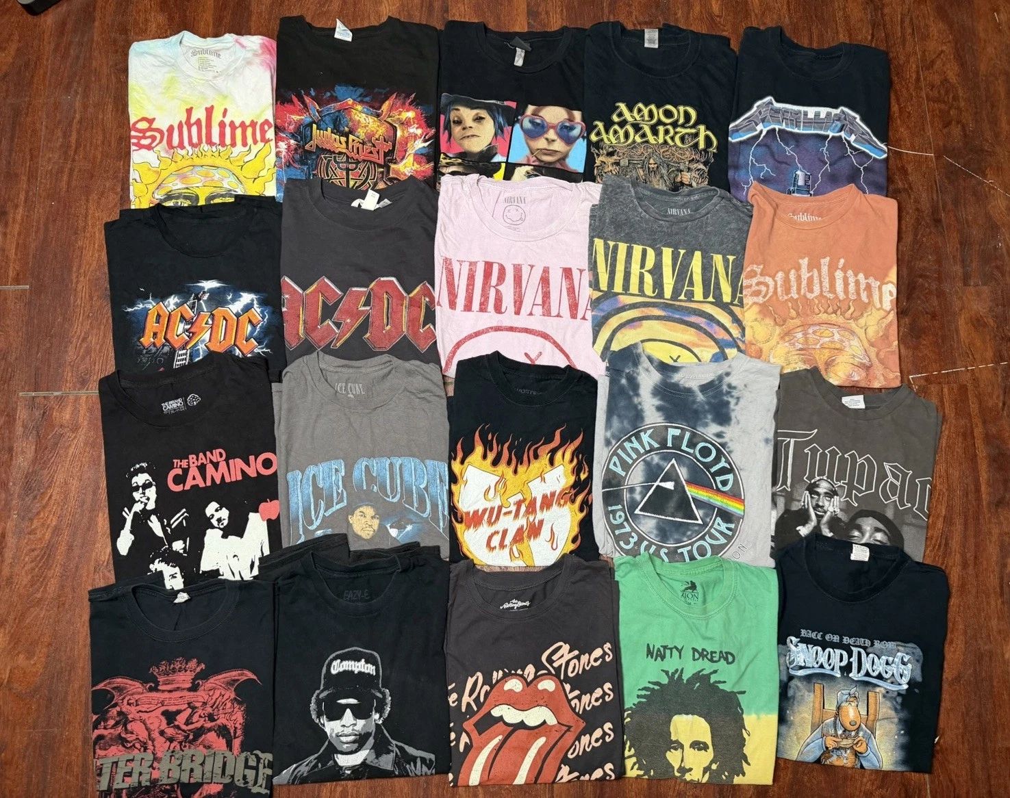 Lot of 20 Modern Band Tees Reseller Bundle Sz Mix Unisex T-shirt, Sweatshirt, Hoodie, Long Sleeve Tee - T-Shirt, Sweatshirt, Hoodie