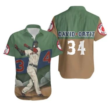 Boston Red Sox David Ortiz Legend Hawaiian Shirt Unisex T-shirt, Sweatshirt, Hoodie, Long Sleeve Tee - T-Shirt, Sweatshirt, Hoodie