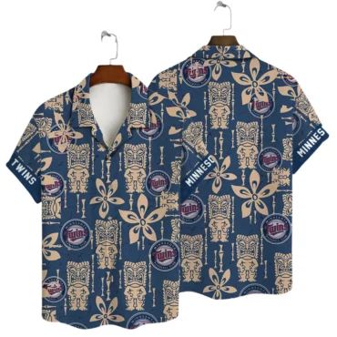 Minnesota Twins Tiki Tropic Hawaiian Shirt Unisex T-shirt, Sweatshirt, Hoodie, Long Sleeve Tee - T-Shirt, Sweatshirt, Hoodie