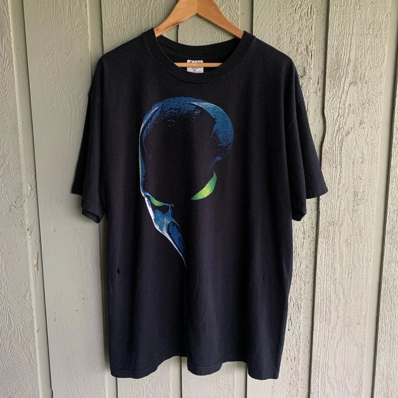 Vintage 90s Spawn Movie Tshirt, Black Short Sleeve Unisex Tshirt Reprint KH6897 Unisex T-shirt, Sweatshirt, Hoodie, Long Sleeve Tee - T-Shirt, Sweatshirt, Hoodie