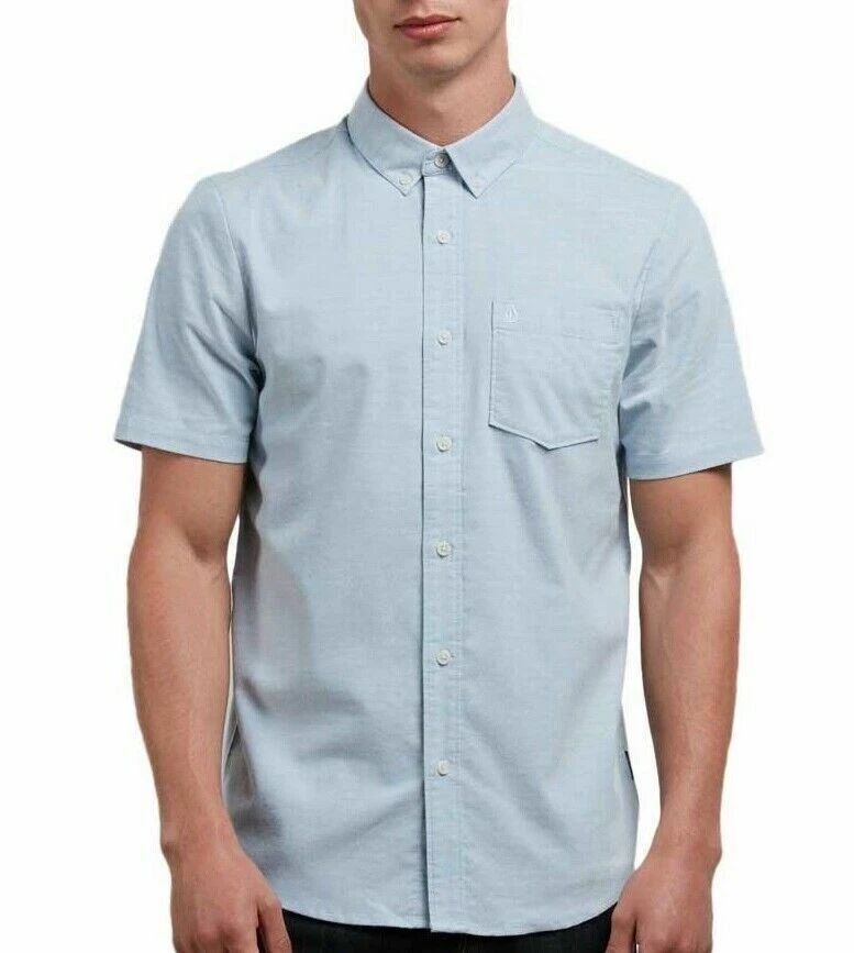 Volcom Mens Everett Oxford Modern Fit Woven Button Down Shirt SMALL  RVLC-14 Unisex T-shirt, Sweatshirt, Hoodie, Long Sleeve Tee - T-Shirt, Sweatshirt, Hoodie