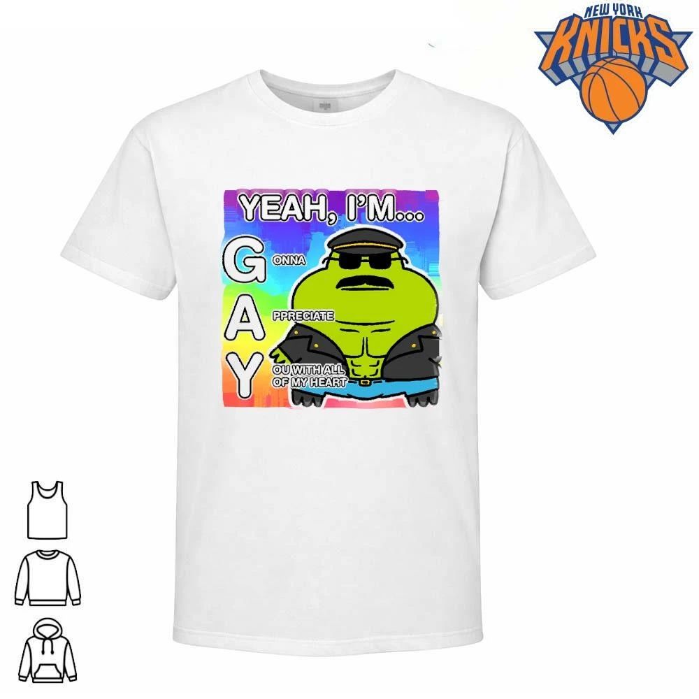 Yeah Im Gay Gonna Appreciate You With All Of My Heart Muscle Frog Meme Shirt Unisex T-shirt, Sweatshirt, Hoodie, Long Sleeve Tee - T-Shirt, Sweatshirt, Hoodie