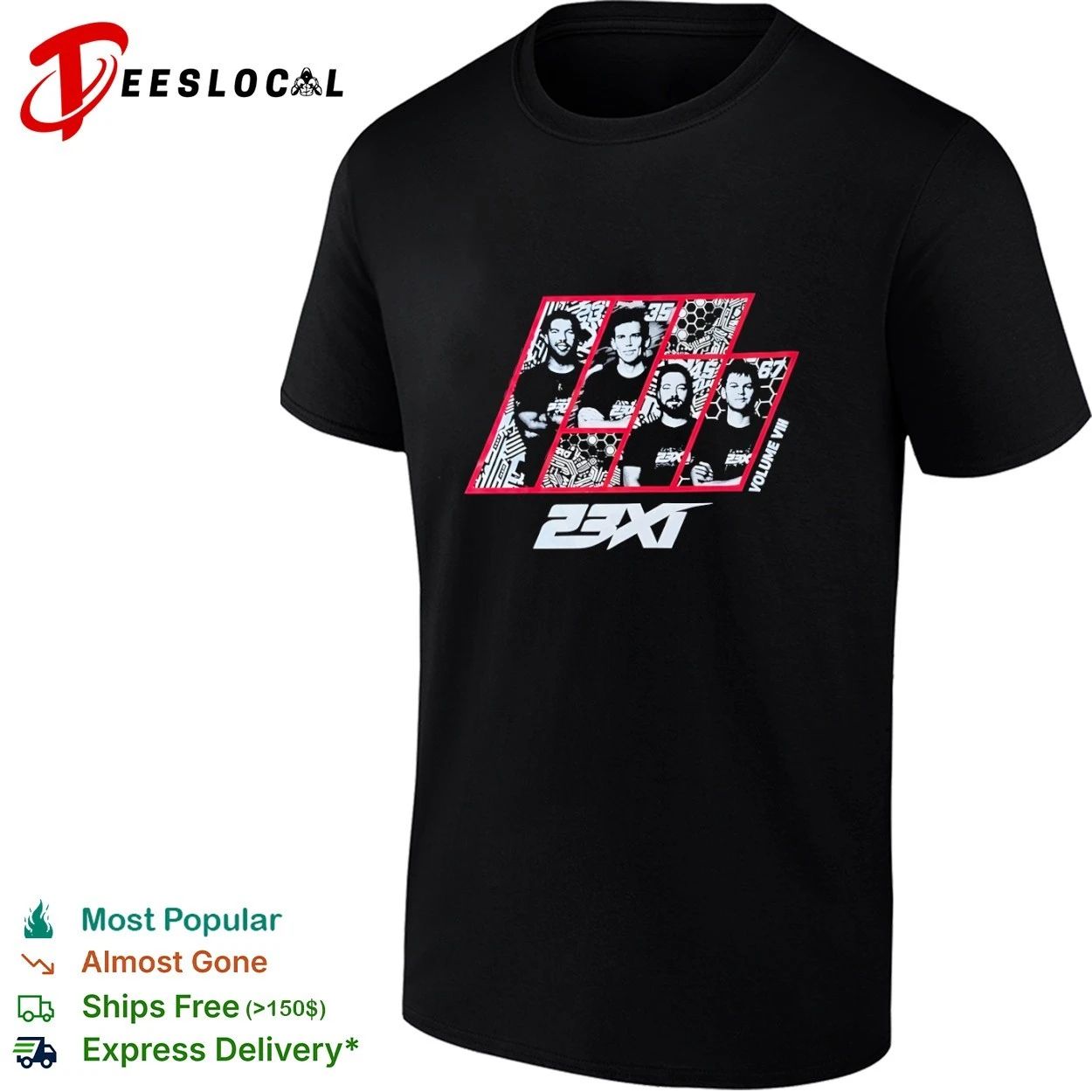23XI Racing Volume VII NASCAR Bubba Wallace T-shirt Unisex T-shirt, Sweatshirt, Hoodie, Long Sleeve Tee - T-Shirt, Sweatshirt, Hoodie