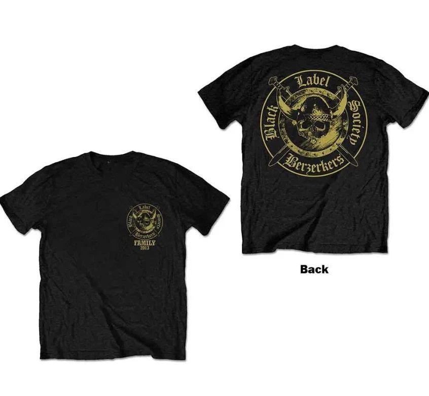 Black Label Society 'Berzerkers' Black T shirt Unisex T-shirt, Sweatshirt, Hoodie, Long Sleeve Tee - T-Shirt, Sweatshirt, Hoodie