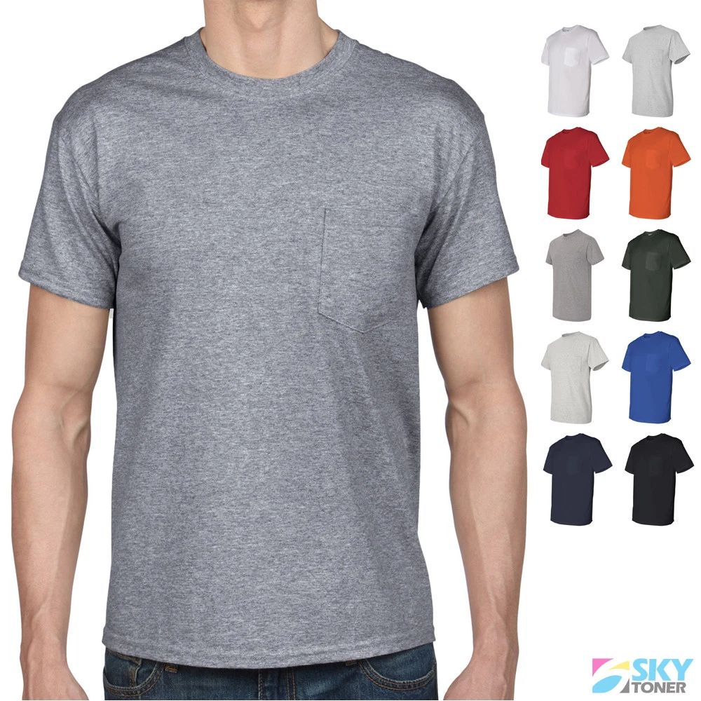Gildan DryBlend 50/50 Pocket Tee Plain Blank Solid Short Sleeve T-Shirt - 8300 Unisex T-shirt, Sweatshirt, Hoodie, Long Sleeve Tee - T-Shirt, Sweatshirt, Hoodie