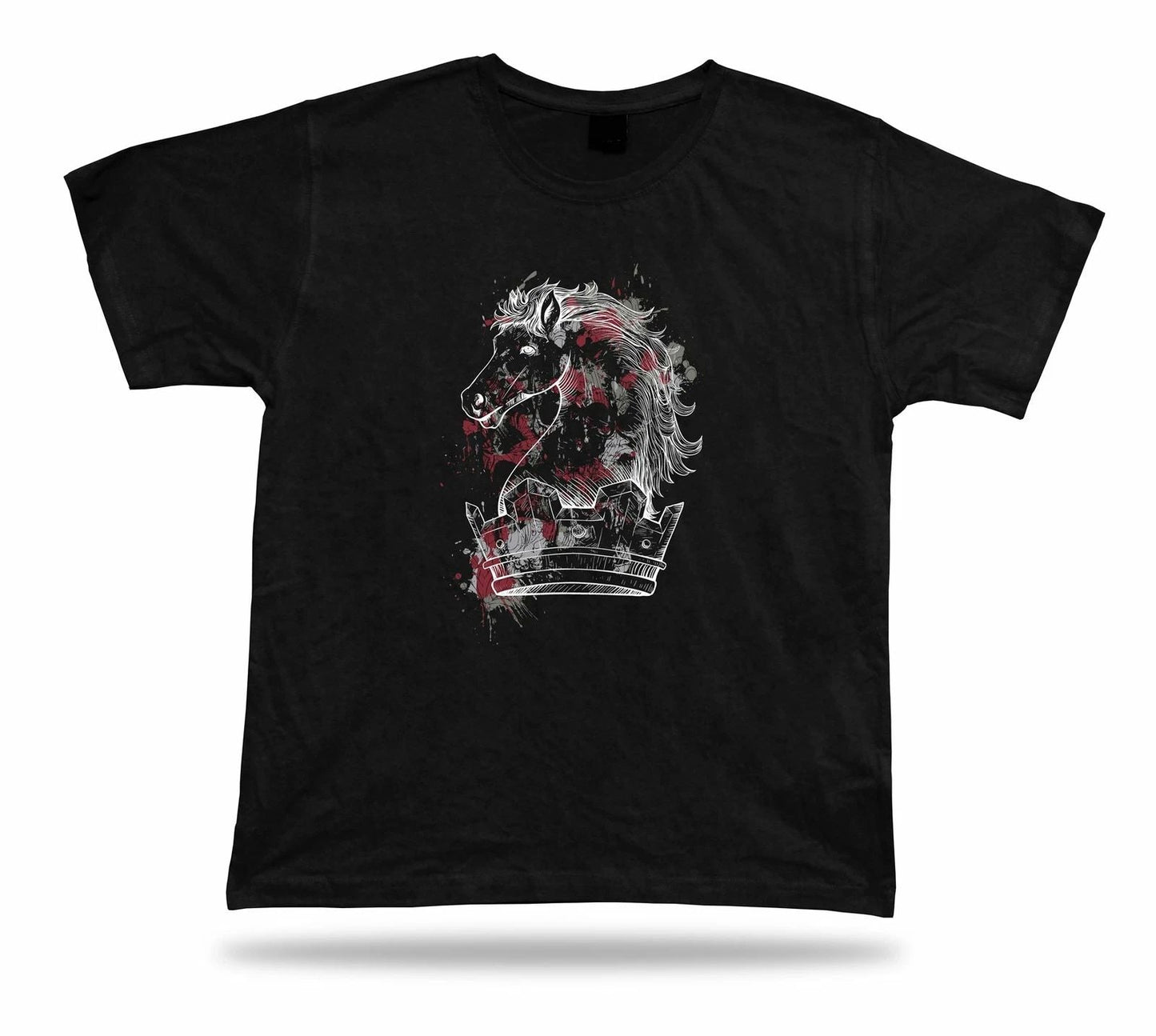 King Horse Animal Spirit Strength symbolism vector t shirt tee stylish design Unisex T-shirt, Sweatshirt, Hoodie, Long Sleeve Tee - T-Shirt, Sweatshirt, Hoodie