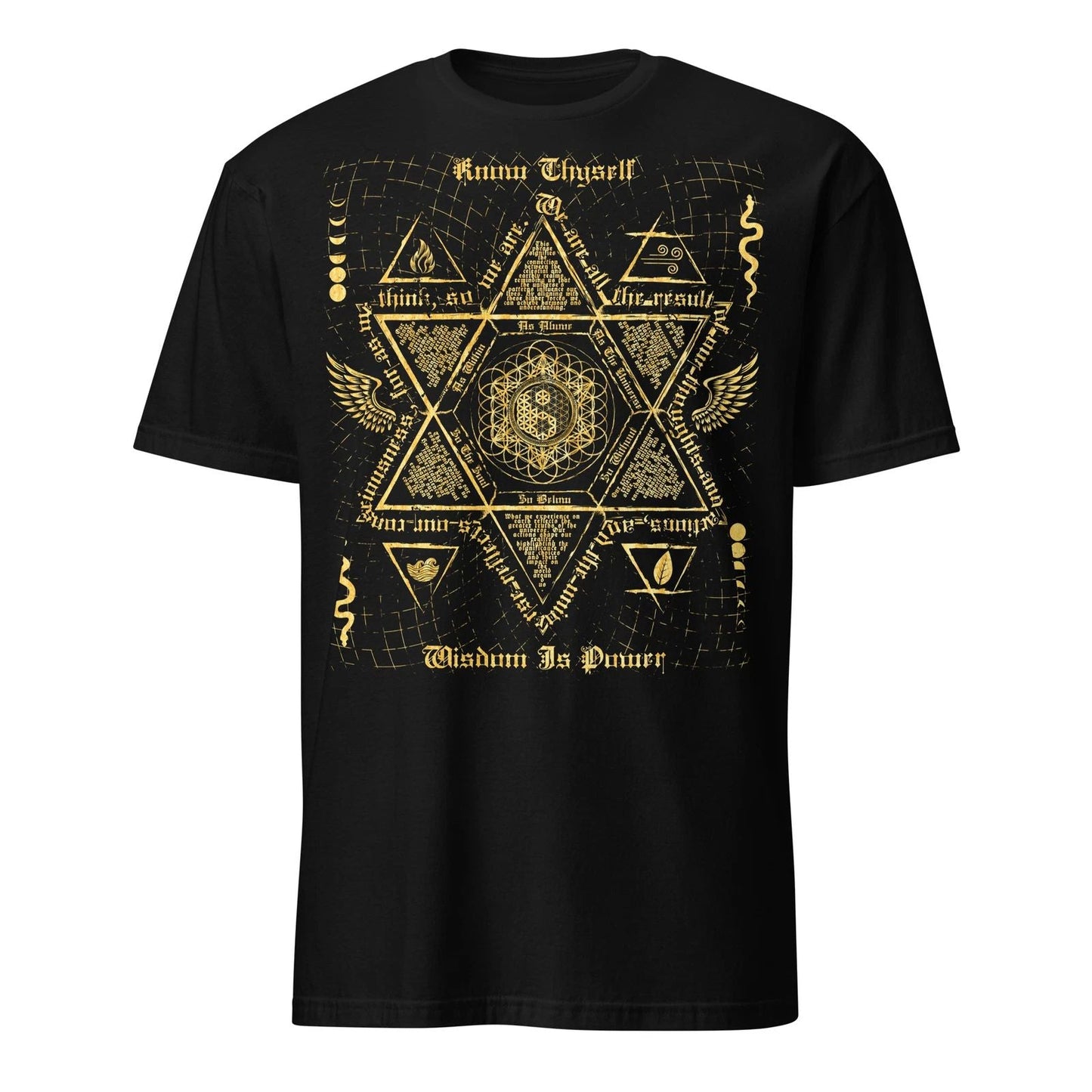 As Above So Below, Occult Hermetic Wisdom, Sacred Geometry Unisex T-Shirt Unisex T-shirt, Sweatshirt, Hoodie, Long Sleeve Tee - T-Shirt, Sweatshirt, Hoodie