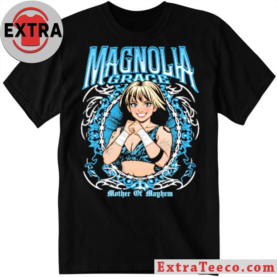 Magnolia Grace Mother of Mayhem Graphic T-shirt Unisex T-shirt, Sweatshirt, Hoodie, Long Sleeve Tee - T-Shirt, Sweatshirt, Hoodie