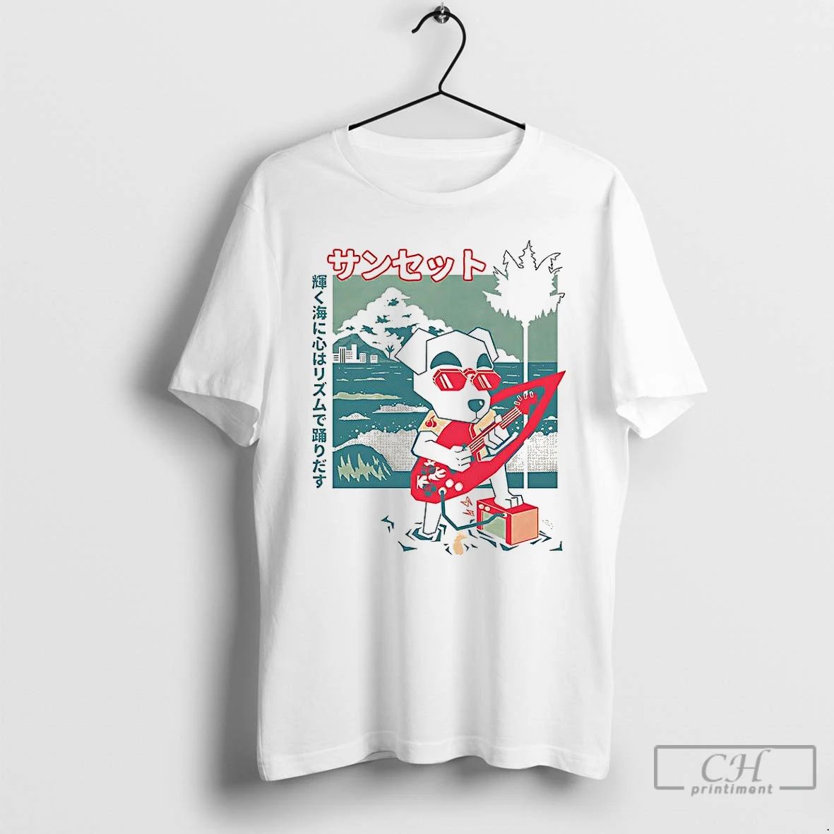 Premium Kk Slider Animal Crossing Sunset Strings Video Game T Shirts Unisex T-shirt, Sweatshirt, Hoodie, Long Sleeve Tee - T-Shirt, Sweatshirt, Hoodie