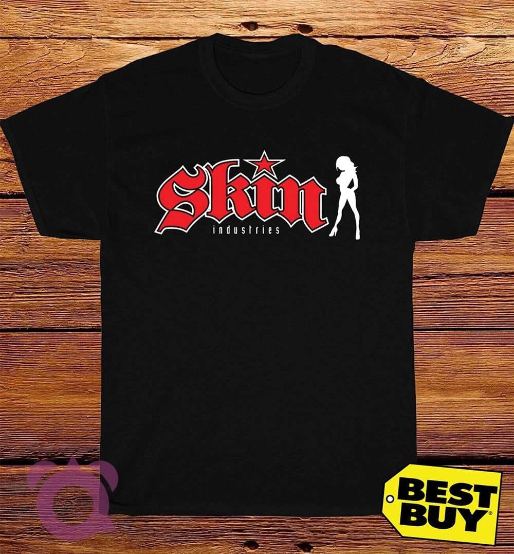 New Skin Industries Logo Men's Funny T-Shirt Made In USA Size S to 5XL Unisex T-shirt, Sweatshirt, Hoodie, Long Sleeve Tee - T-Shirt, Sweatshirt, Hoodie