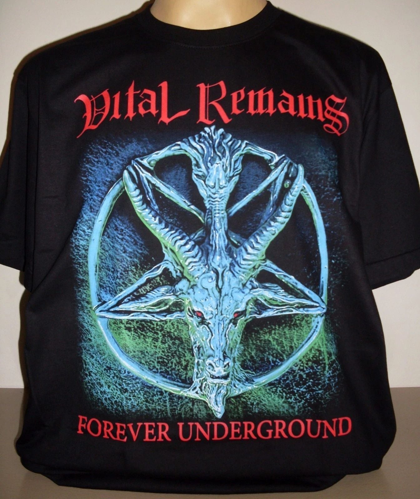 Vital Remains Forever Underground T-Shirt Size S M L XL 2XL 3XL Death Metal Band Unisex T-shirt, Sweatshirt, Hoodie, Long Sleeve Tee - T-Shirt, Sweatshirt, Hoodie