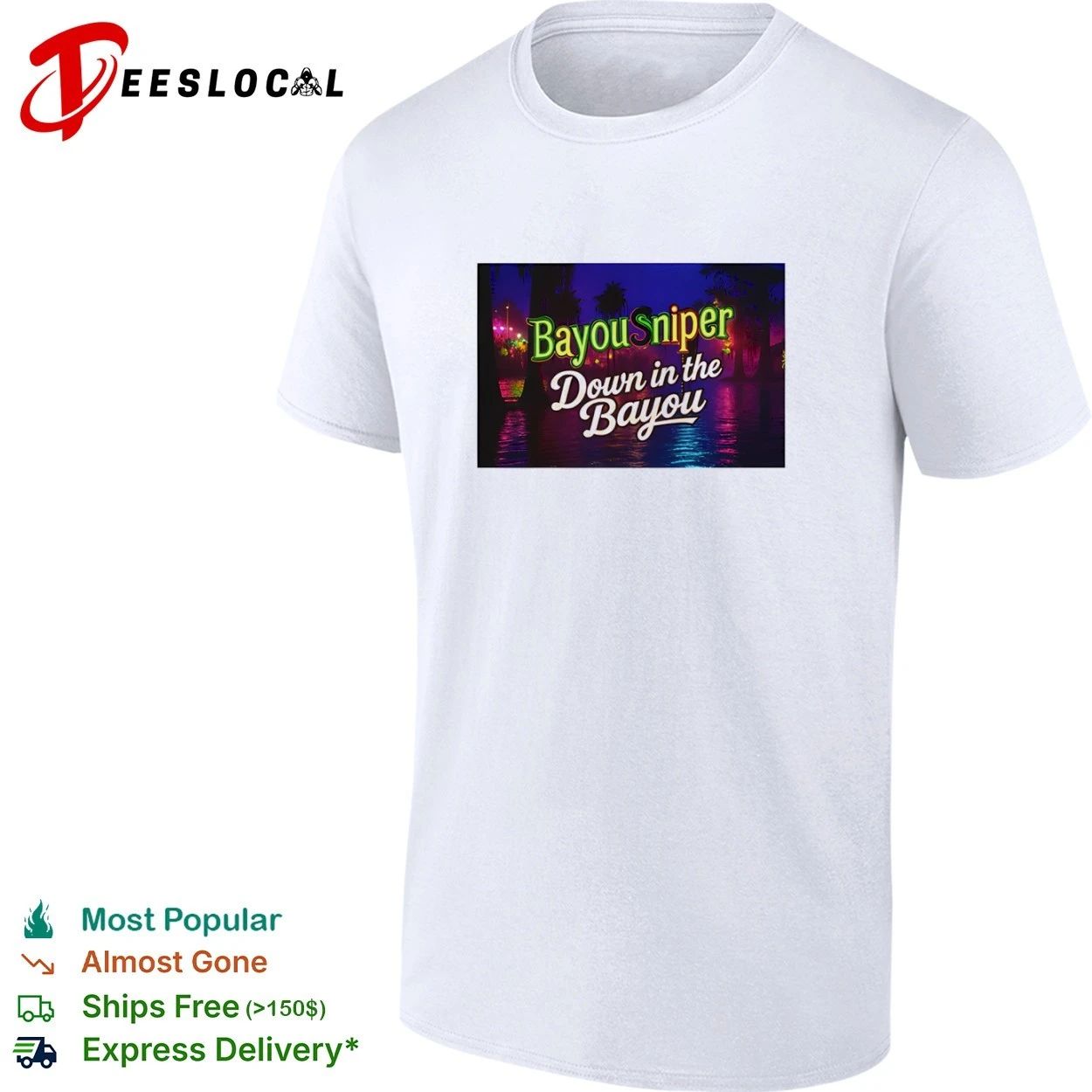 Bayou Sniper Down in the Bayou swamp hunting T-shirt Unisex T-shirt, Sweatshirt, Hoodie, Long Sleeve Tee - T-Shirt, Sweatshirt, Hoodie