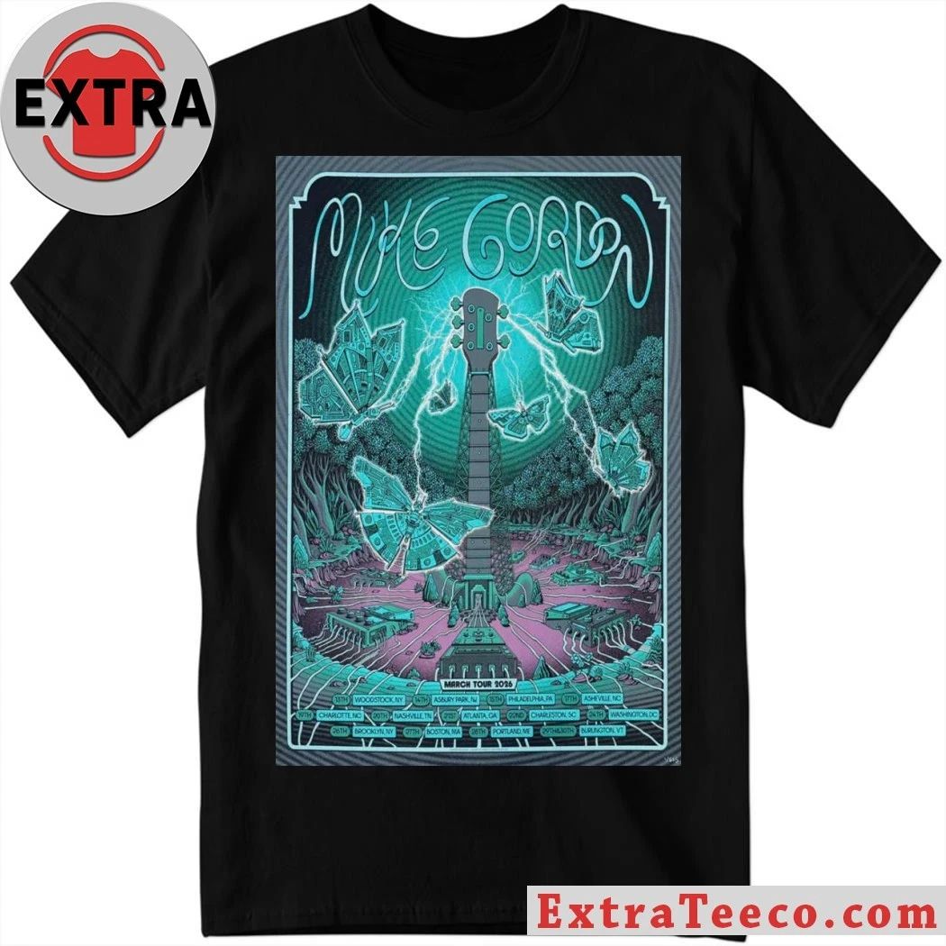 Original Mar 15 2026 Poster Mike Gordon Philadelphia PA Shirt Unisex T-shirt, Sweatshirt, Hoodie, Long Sleeve Tee - T-Shirt, Sweatshirt, Hoodie