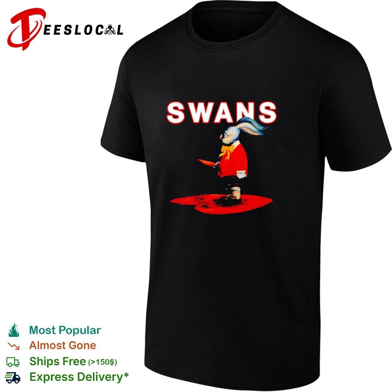 Swans Rabbit with Carrot Michael Gira T-shirt Unisex T-shirt, Sweatshirt, Hoodie, Long Sleeve Tee - T-Shirt, Sweatshirt, Hoodie