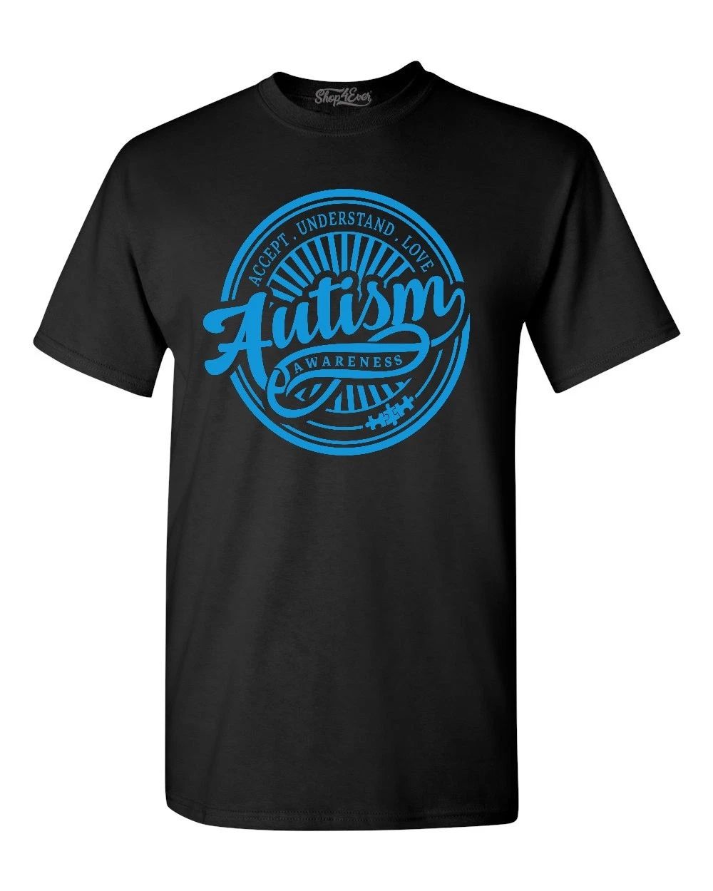 Autism Awareness Blue Circle T-shirt Acccept Understand Love Shirts Unisex T-shirt, Sweatshirt, Hoodie, Long Sleeve Tee - T-Shirt, Sweatshirt, Hoodie
