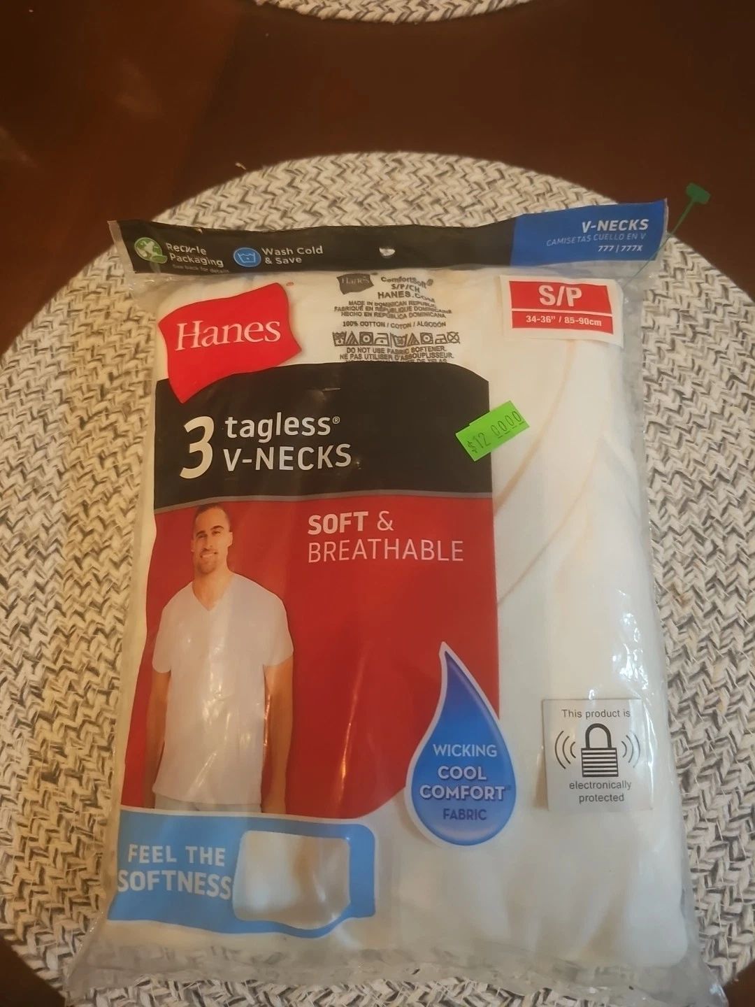 Hanes Soft Tagless V-Neck T-Shirts White 3-Pack Size S/P (34-36) NEW/SEALED Unisex T-shirt, Sweatshirt, Hoodie, Long Sleeve Tee - T-Shirt, Sweatshirt, Hoodie