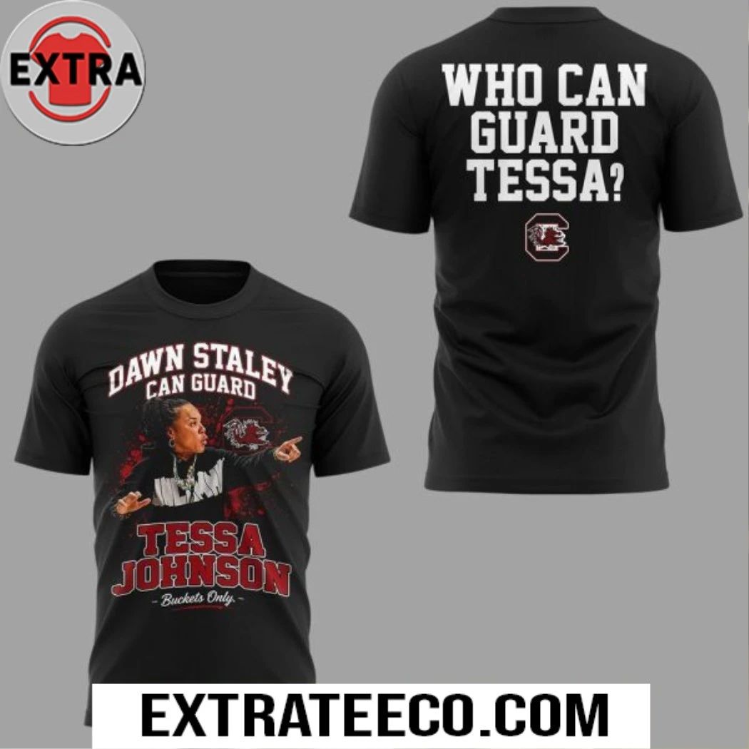 Dawn Staley who can guard Tessa Logo Two Sided Shirt Unisex T-shirt, Sweatshirt, Hoodie, Long Sleeve Tee - T-Shirt, Sweatshirt, Hoodie