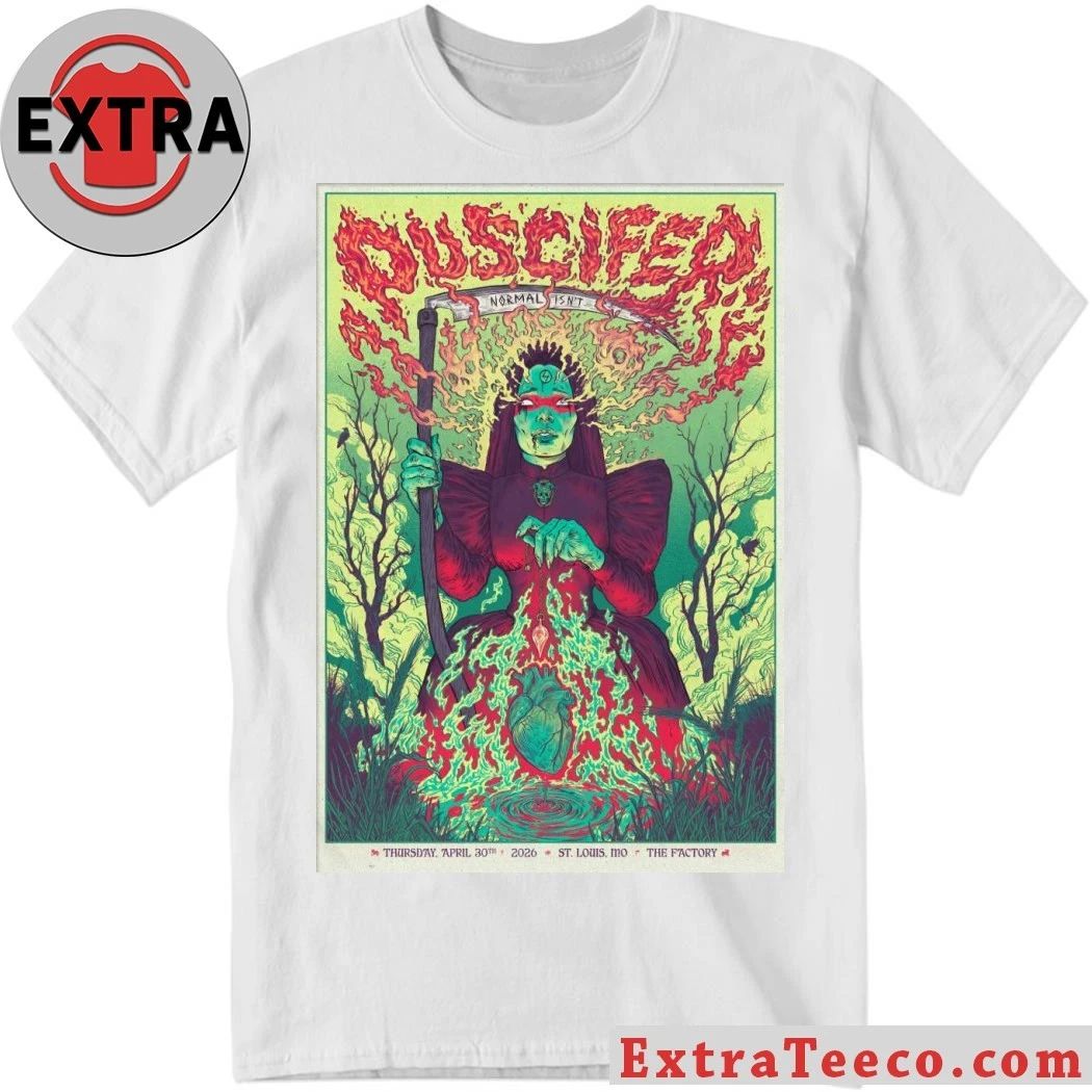 Puscifer 4 30 2026 ST. Louis MO Poster Shirt Unisex T-shirt, Sweatshirt, Hoodie, Long Sleeve Tee - T-Shirt, Sweatshirt, Hoodie