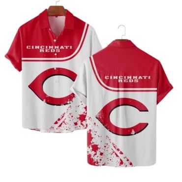 Cincinnati Reds Bold Legacy Hawaiian Shirt Unisex T-shirt, Sweatshirt, Hoodie, Long Sleeve Tee - T-Shirt, Sweatshirt, Hoodie