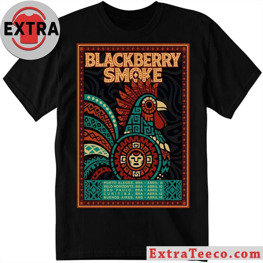 Blackberry Smoke April 2026 Tour Poster Shirt Unisex T-shirt, Sweatshirt, Hoodie, Long Sleeve Tee - T-Shirt, Sweatshirt, Hoodie