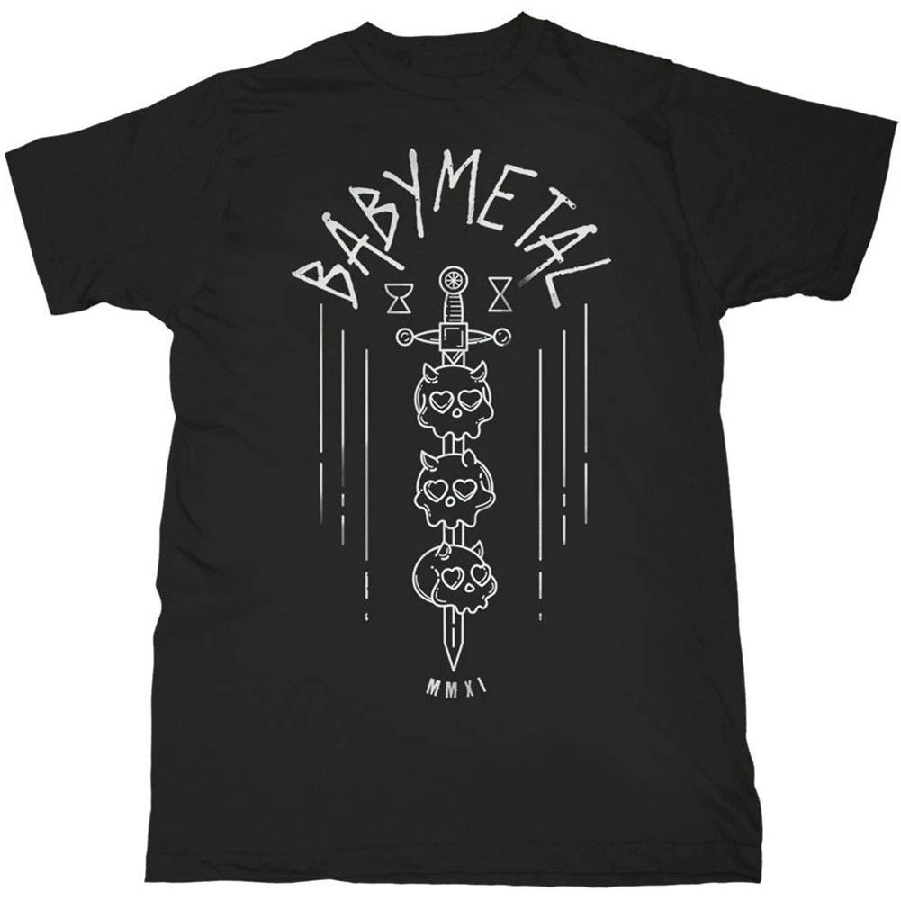 Men's Babymetal Skull Sword Slim Fit T-shirt Large Black Unisex T-shirt, Sweatshirt, Hoodie, Long Sleeve Tee - T-Shirt, Sweatshirt, Hoodie