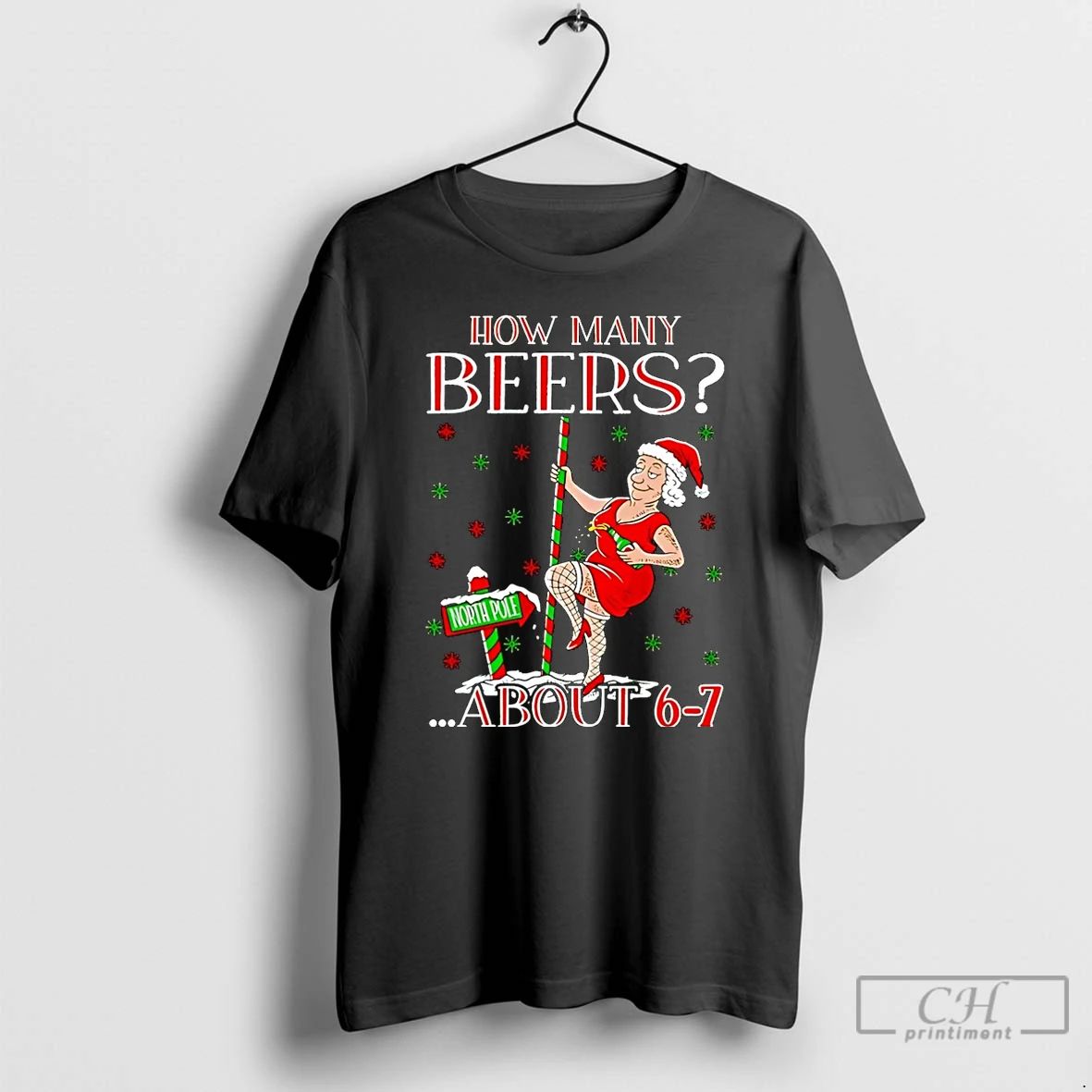Premium How Many Beer About 6 7 Ugly Christmas T Shirts Unisex T-shirt, Sweatshirt, Hoodie, Long Sleeve Tee - T-Shirt, Sweatshirt, Hoodie