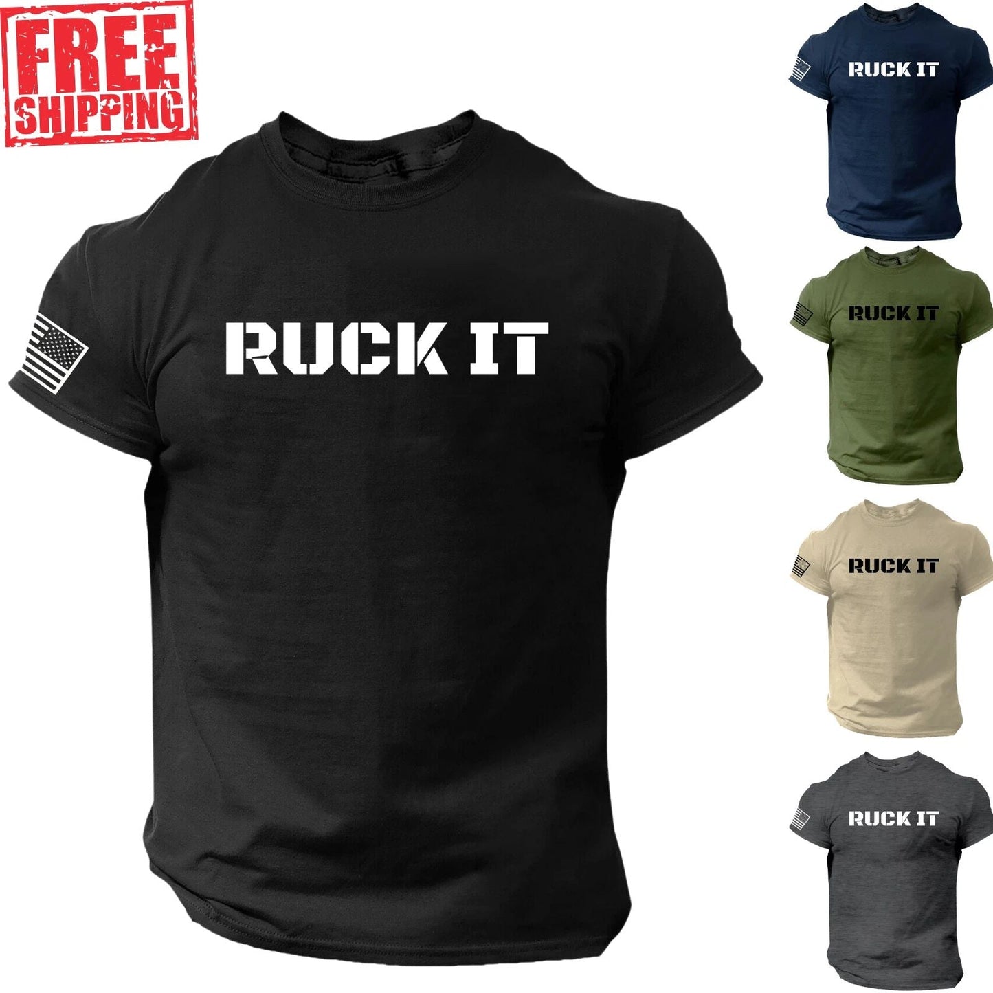 Ruck It Funny Military Shirt, Army, Marines, Navy, Soldier, Air Force, America Unisex T-shirt, Sweatshirt, Hoodie, Long Sleeve Tee - T-Shirt, Sweatshirt, Hoodie