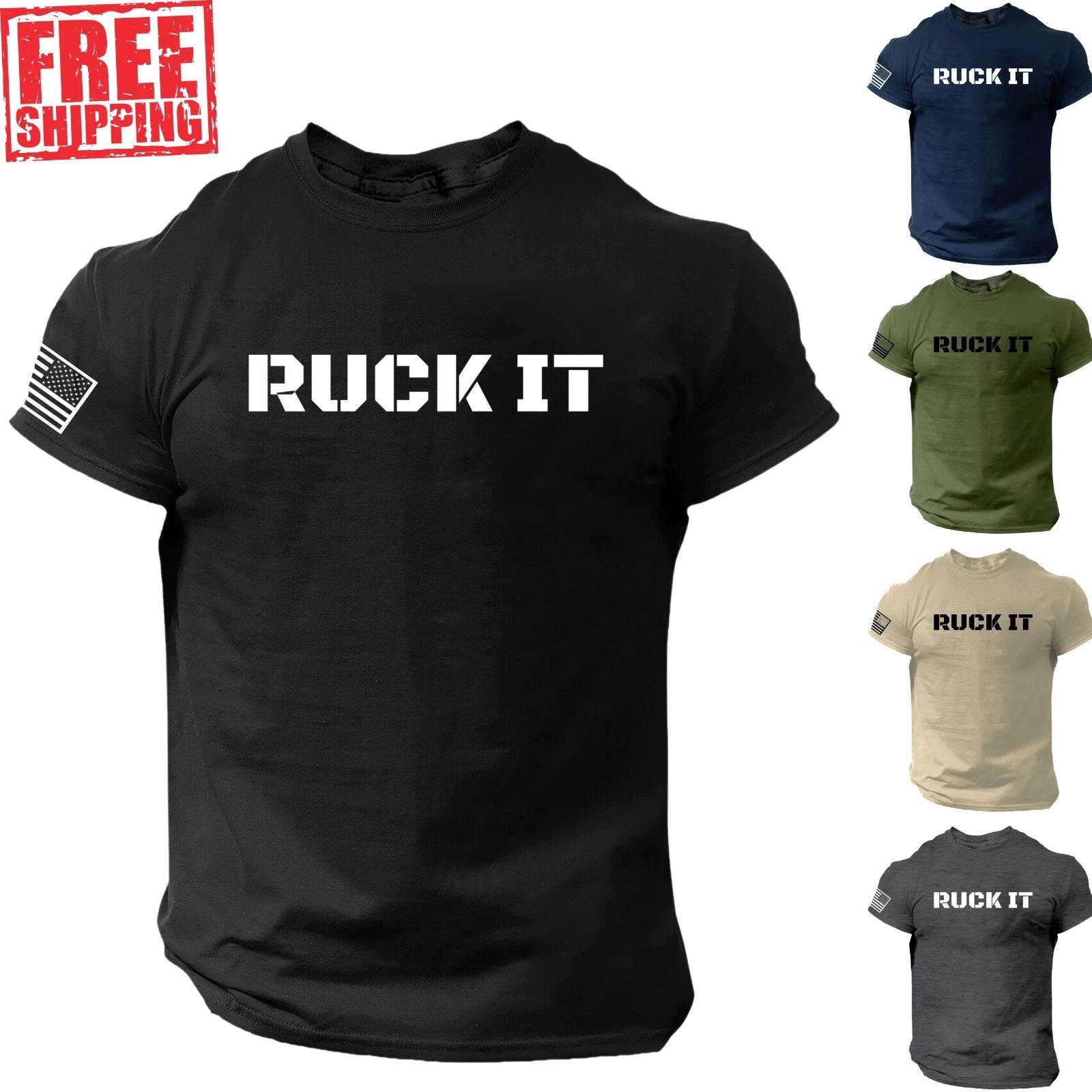 Ruck It Funny Military Shirt, Army, Marines, Navy, Soldier, Air Force, America Unisex T-shirt, Sweatshirt, Hoodie, Long Sleeve Tee - T-Shirt, Sweatshirt, Hoodie