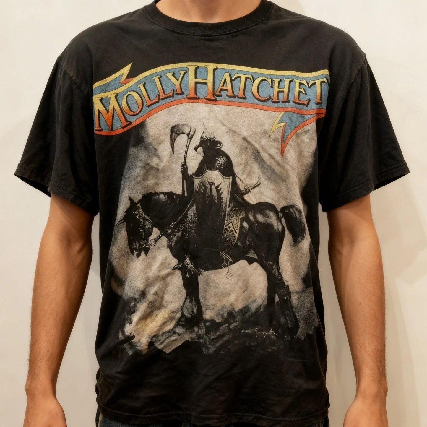 Molly Hatchet Tour Concert Graphic Black Cotton T shirt Unisex S-5XL Unisex T-shirt, Sweatshirt, Hoodie, Long Sleeve Tee - T-Shirt, Sweatshirt, Hoodie