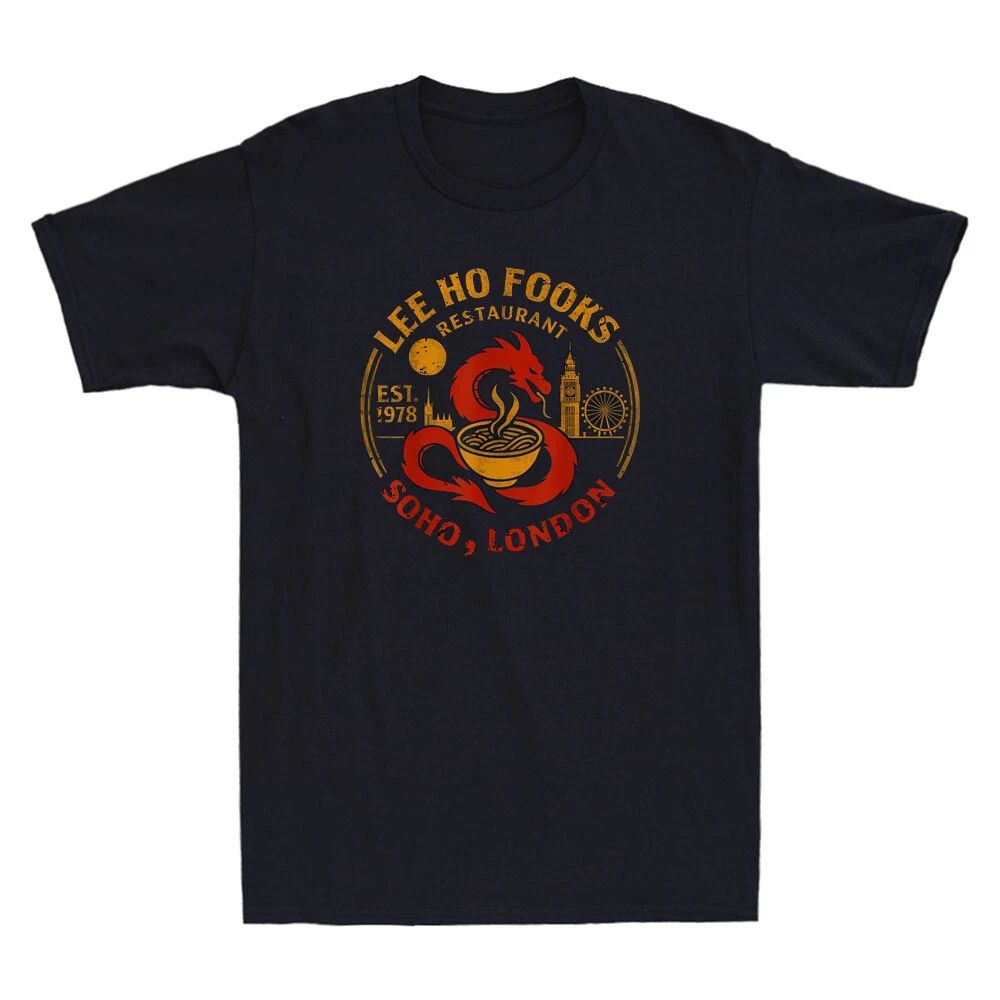Lee Ho Fooks Soho London Est 1978 Funny Dragon Graphic Vintage Men's T-Shirt Unisex T-shirt, Sweatshirt, Hoodie, Long Sleeve Tee - T-Shirt, Sweatshirt, Hoodie