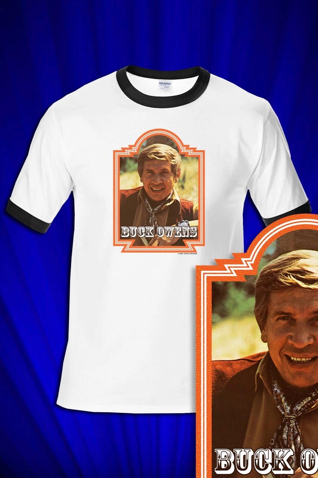Buck Owens Tour RINGER Tee Country Music Legend Unisex T-shirt, Sweatshirt, Hoodie, Long Sleeve Tee - T-Shirt, Sweatshirt, Hoodie