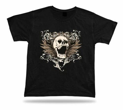Skeleton Skull Demon Evil feathers awesome cool t shirt tee stylish design Unisex T-shirt, Sweatshirt, Hoodie, Long Sleeve Tee - T-Shirt, Sweatshirt, Hoodie